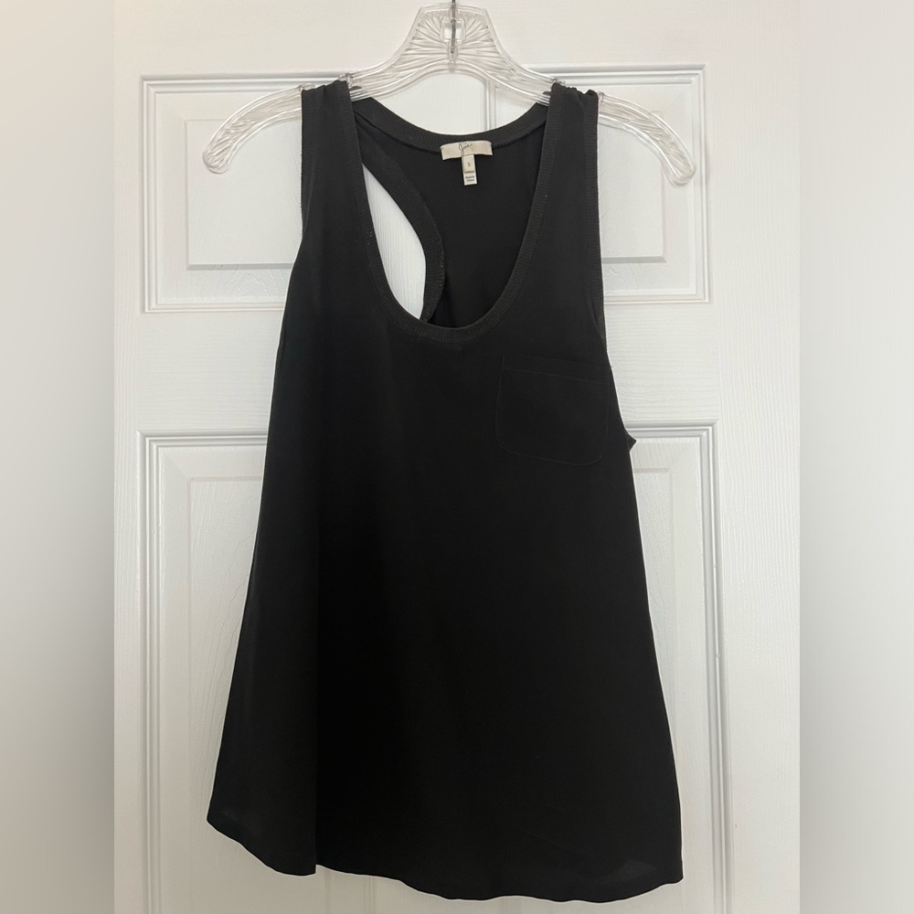 Silk Joie Black Sleeveless Flowy Tank